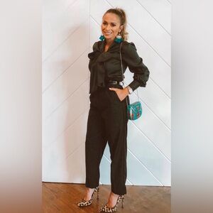 H&M Black Women's High Waist Pants